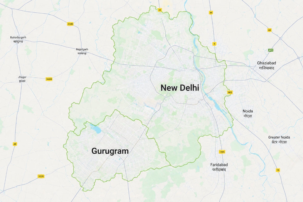Delivery Coverage: New Delhi & Gurugram