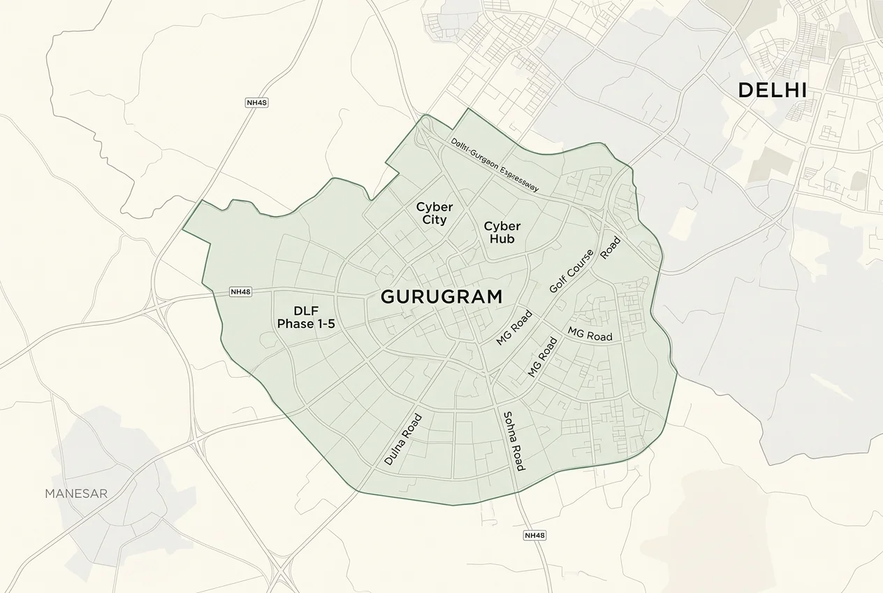 Active Delivery Coverage: Gurugram